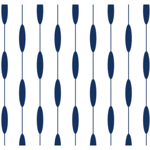 Bowline, Navy - Wallpaper Roll